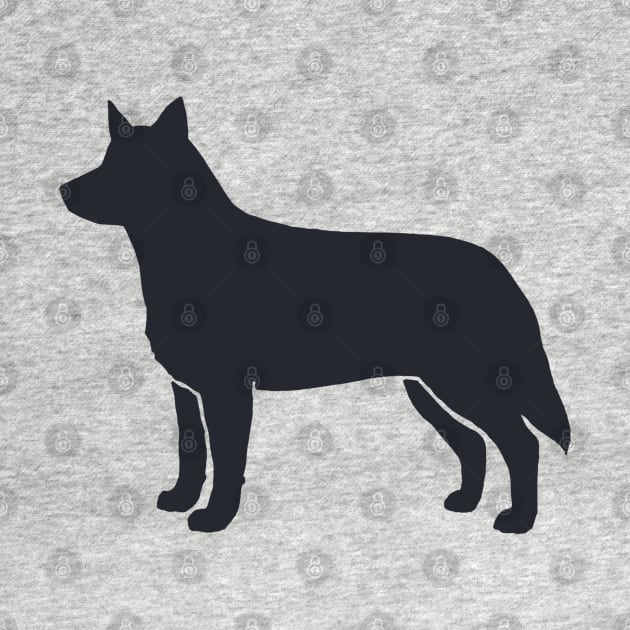 Australian Cattle Dog Silhouette by Coffee Squirrel